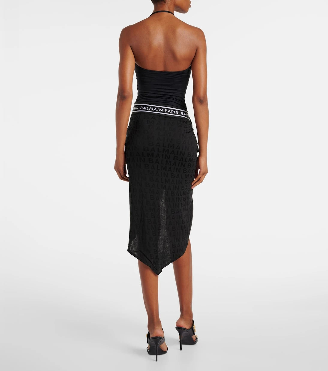 Balmain - Logo beach cover-up