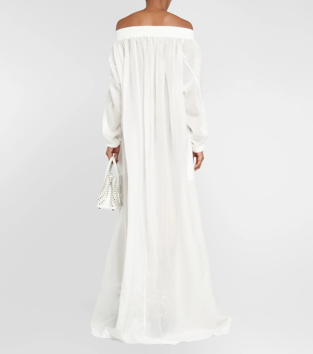 Alaïa - Off-shoulder maxi dress