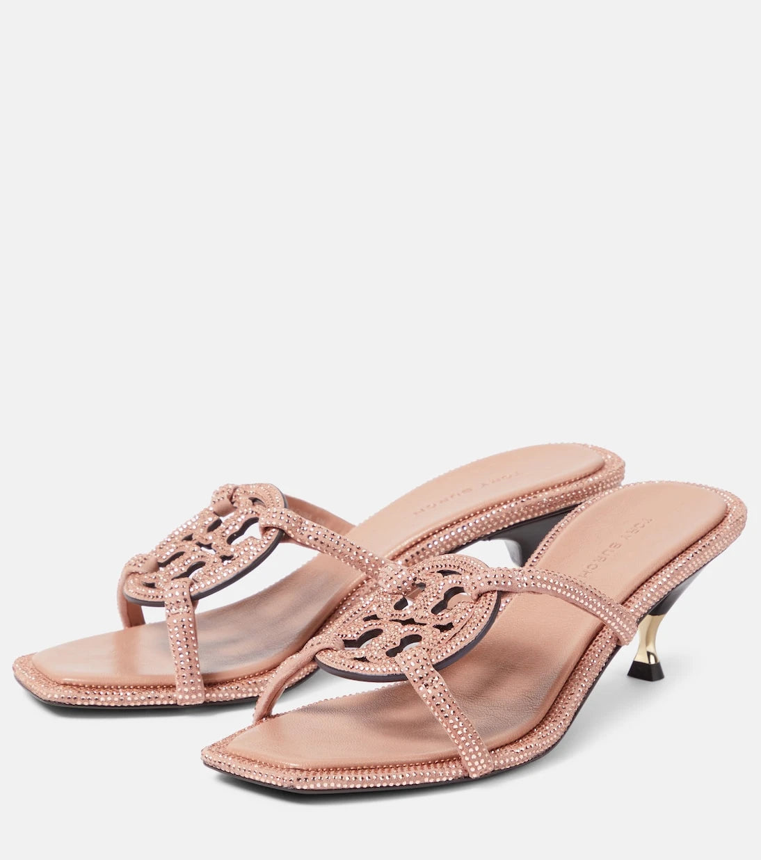 Tory Burch - Geo Bombe Miller suede sandals