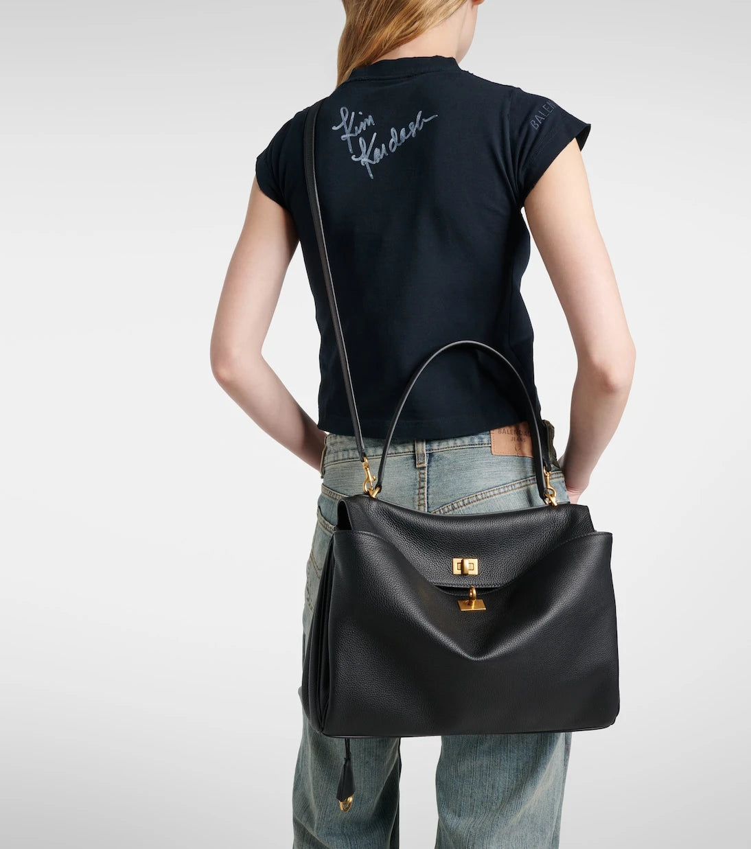 Balenciaga - Rodeo Medium leather tote bag