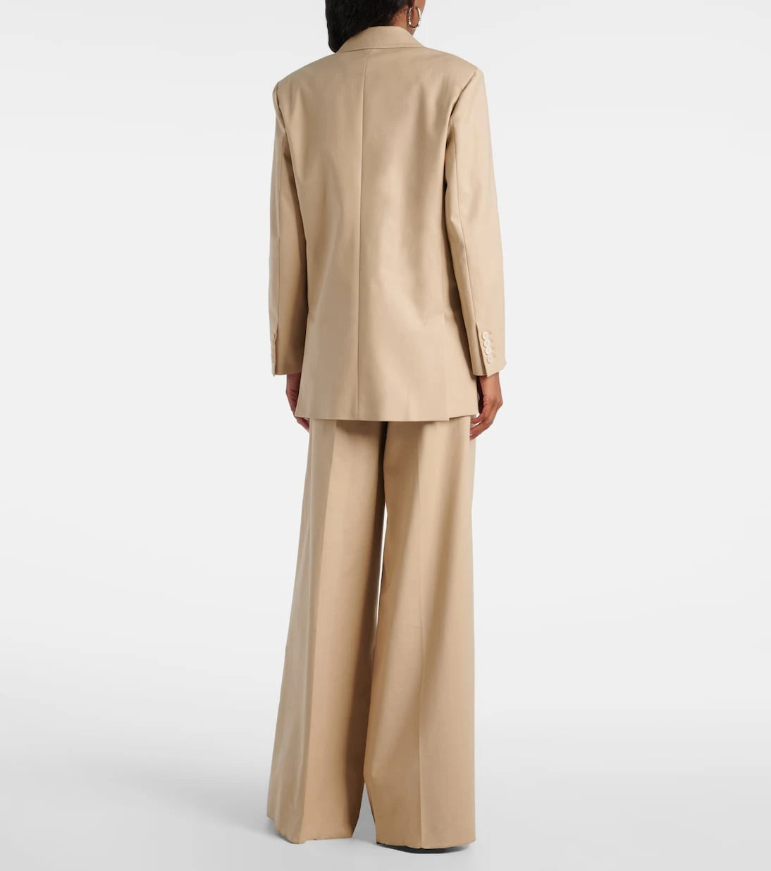 Max Mara - Suez double-breasted cotton-blend blazer