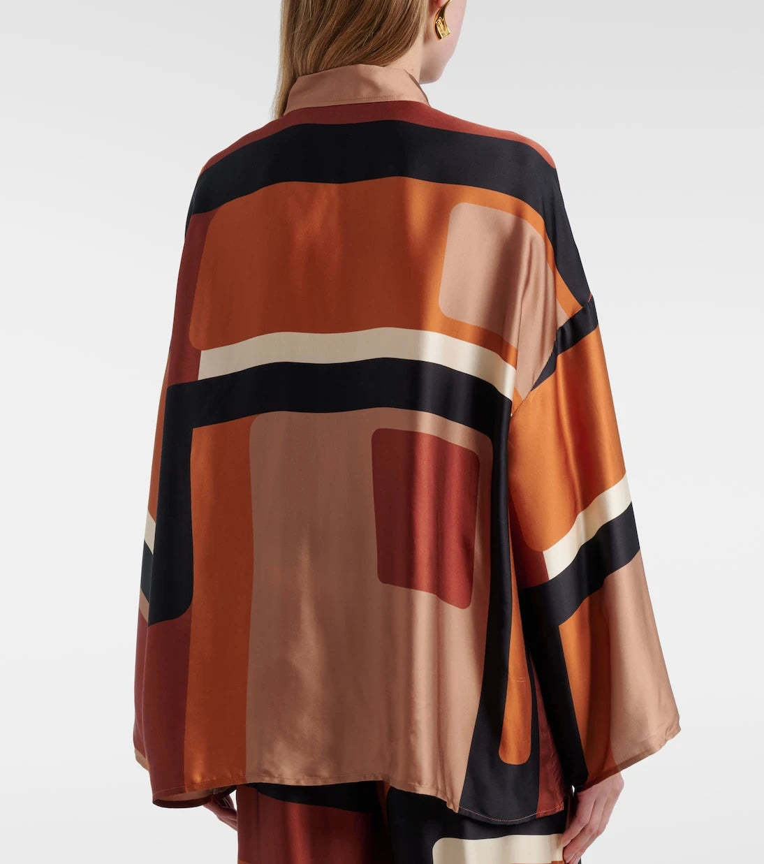 Faithfull - Cora printed satin shirt