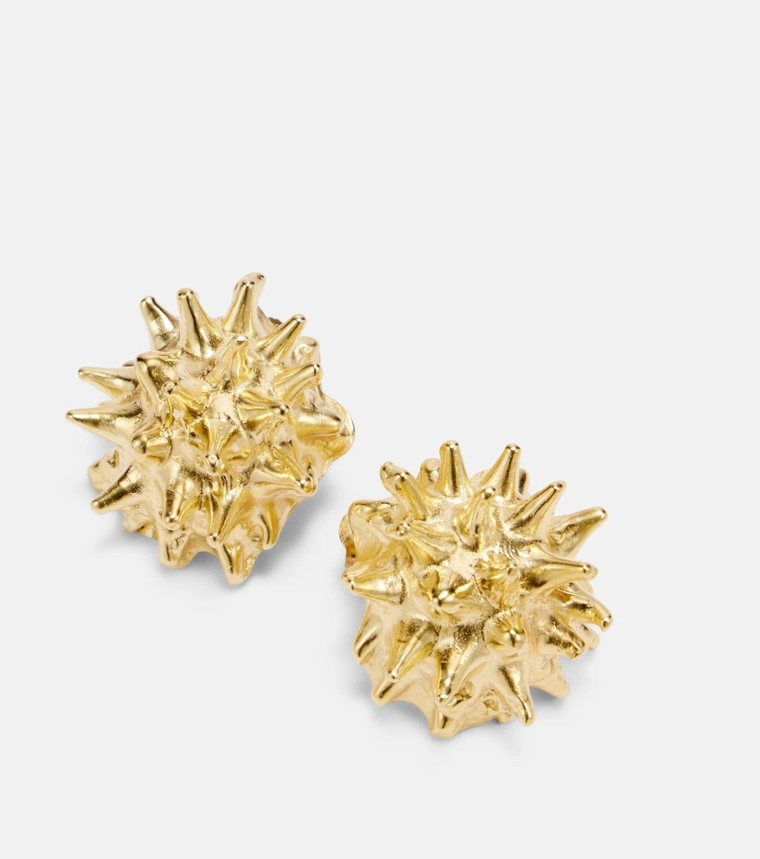 Ysso - Sea Urchin 24kt gold-plated earrings