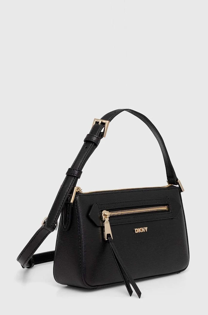Кожена чанта Dkny