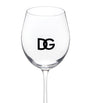 Set of 2 DG Millennials Logo Wine Glasses