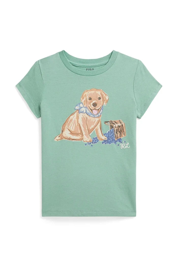 Детска памучна тениска Polo Ralph Lauren