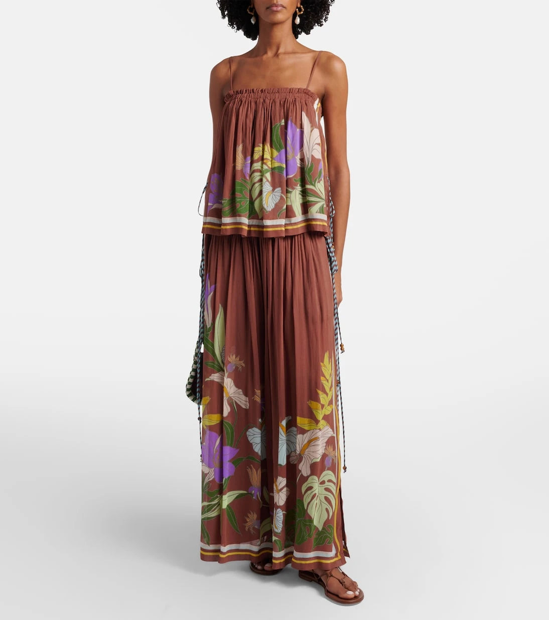 Alémais - Alfie floral wide-leg pants