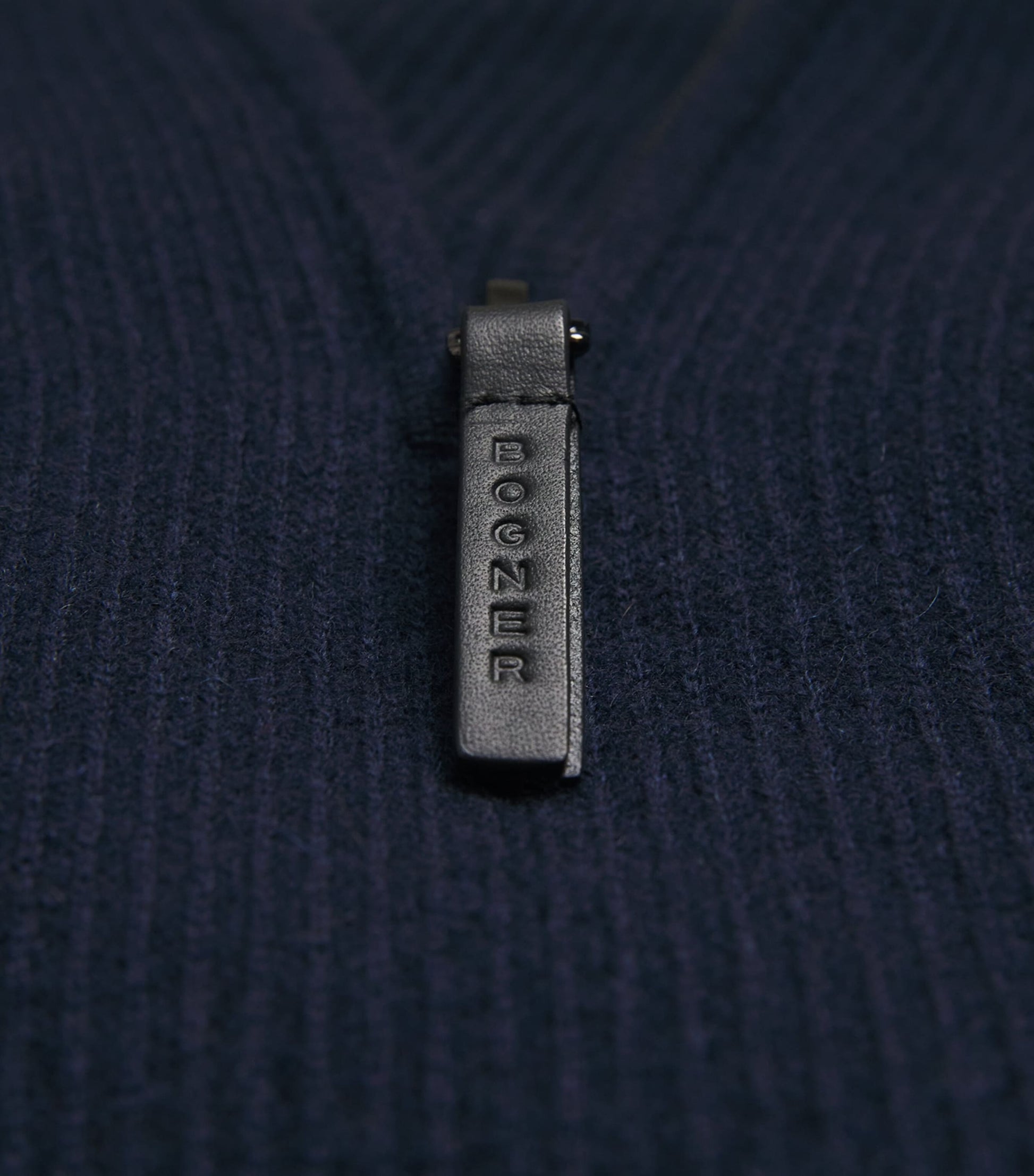 Navy Derek Quarter-Zip Sweater