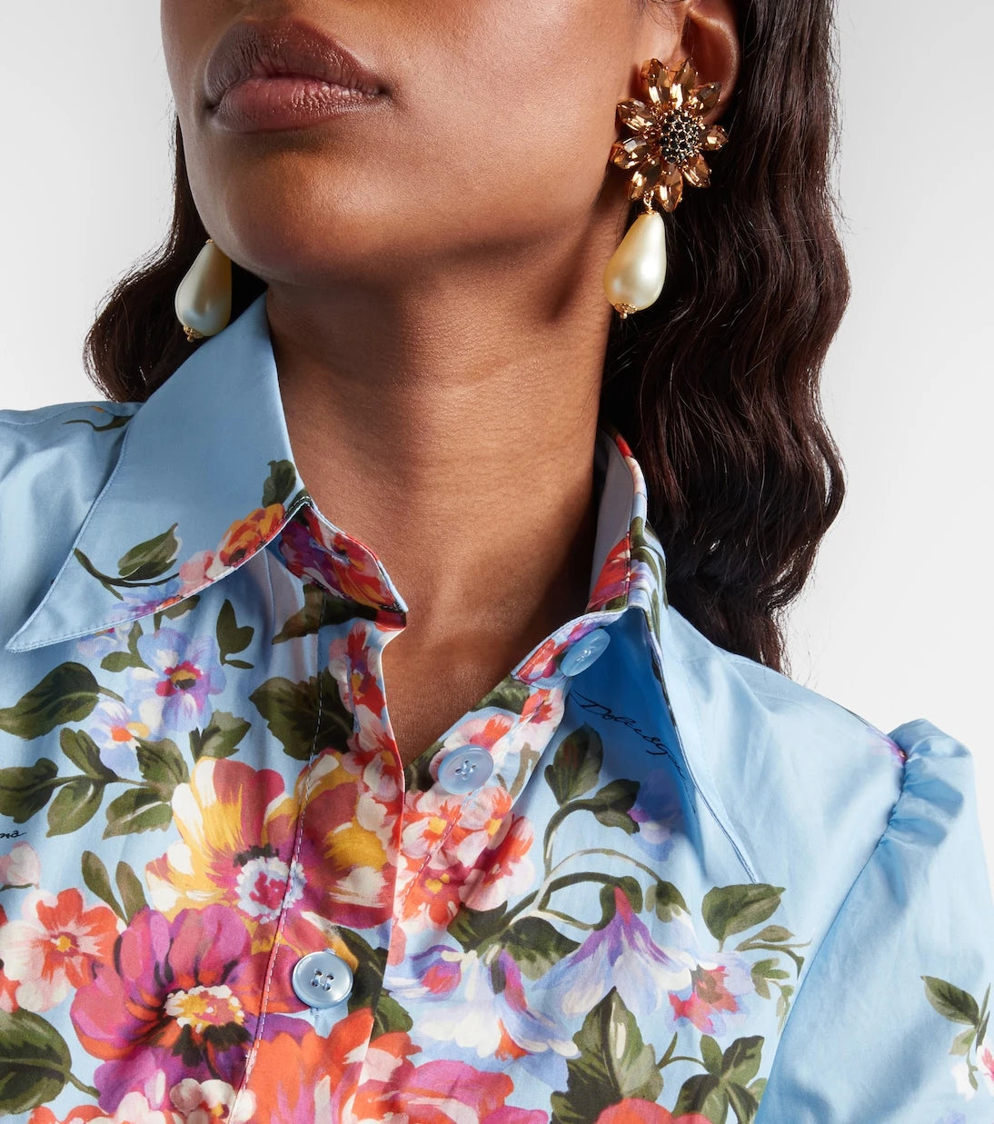Dolce&Gabbana - أقراط بمشبك مزينة Re-Edition