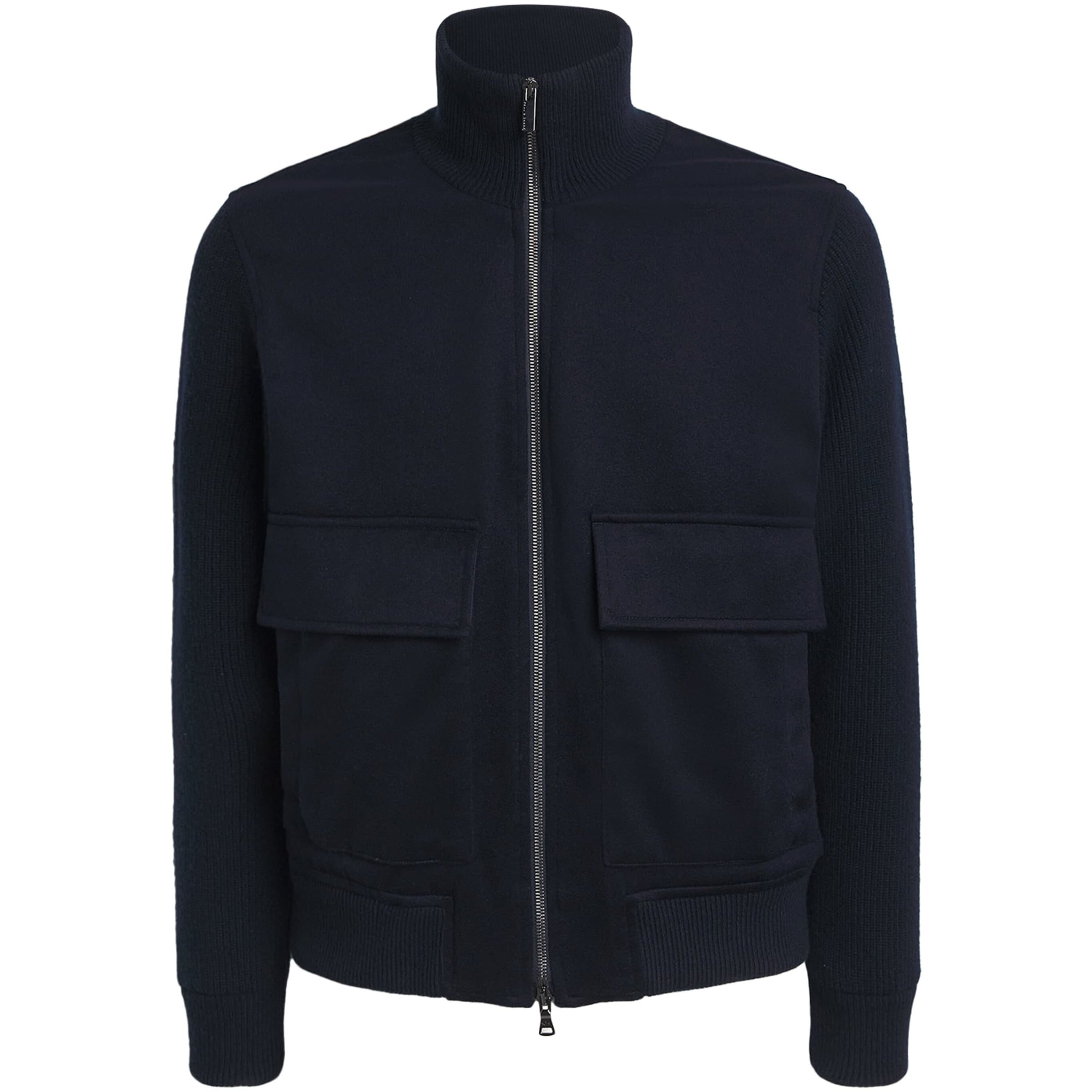 Blue Cashmere Hybrid Jacket