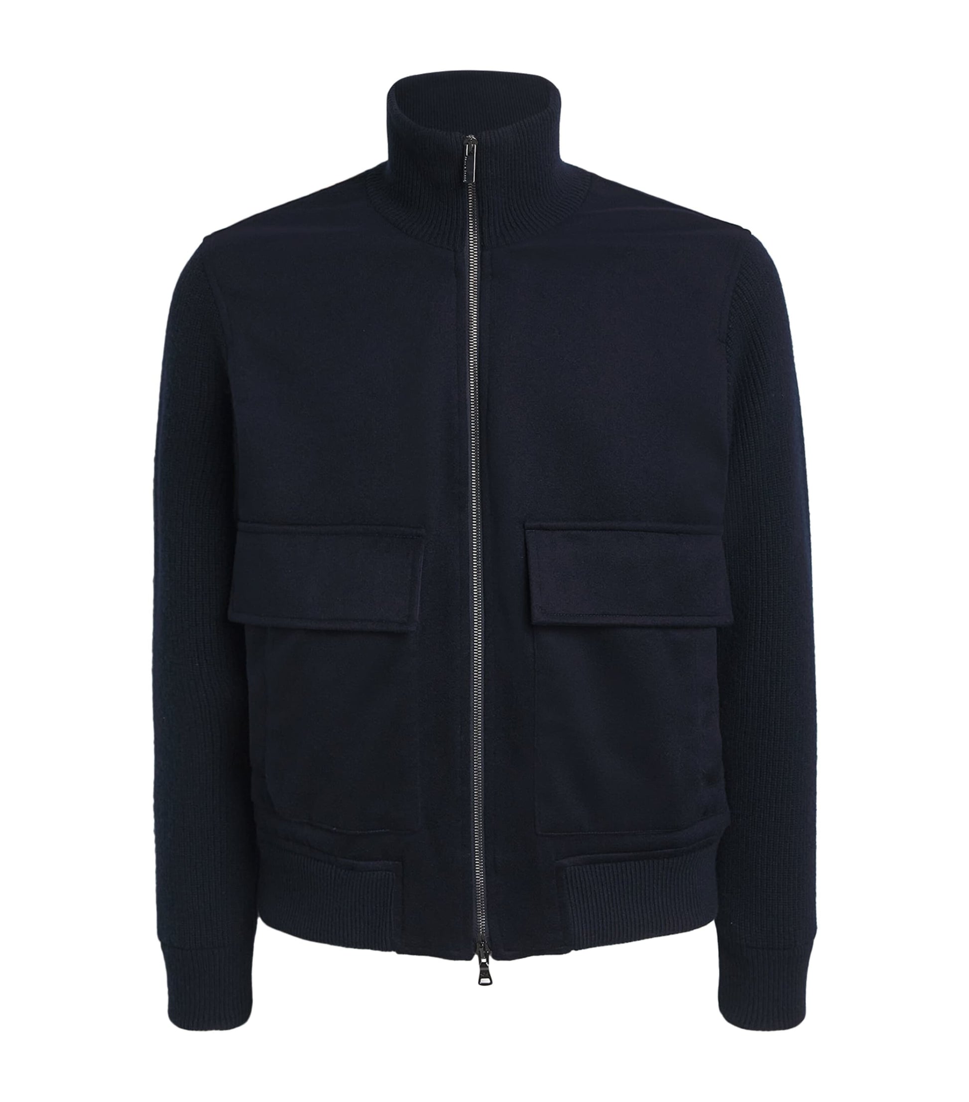 Blue Cashmere Hybrid Jacket