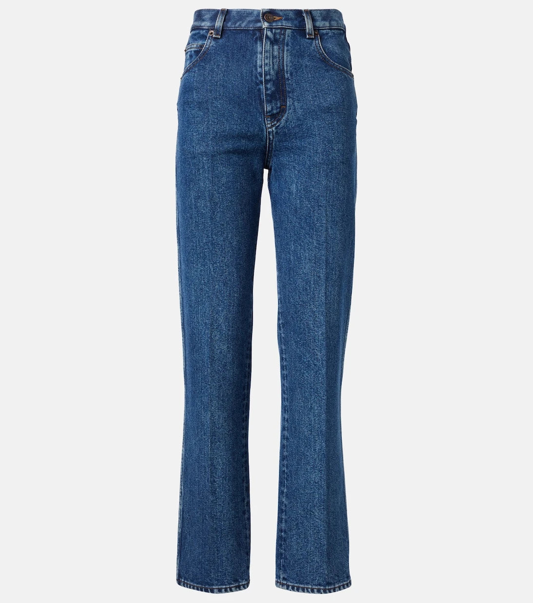 Loro Piana - Brooke mid-rise cropped straight jeans