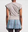 Vivienne Westwood Grey Asymmetric Orb Hebo Top