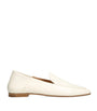 Dear Frances White Leather Gio Loafers