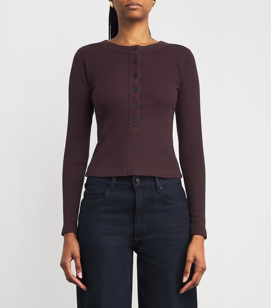 Purple Varra Henley T-Shirt