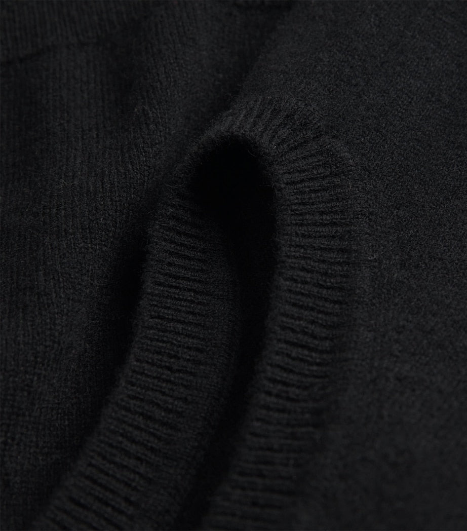 Claudie Pierlot Black Wool Sleeveless Cardigan