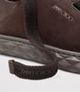 Jimmy Choo Brown Diamond Light Flex F Sneakers