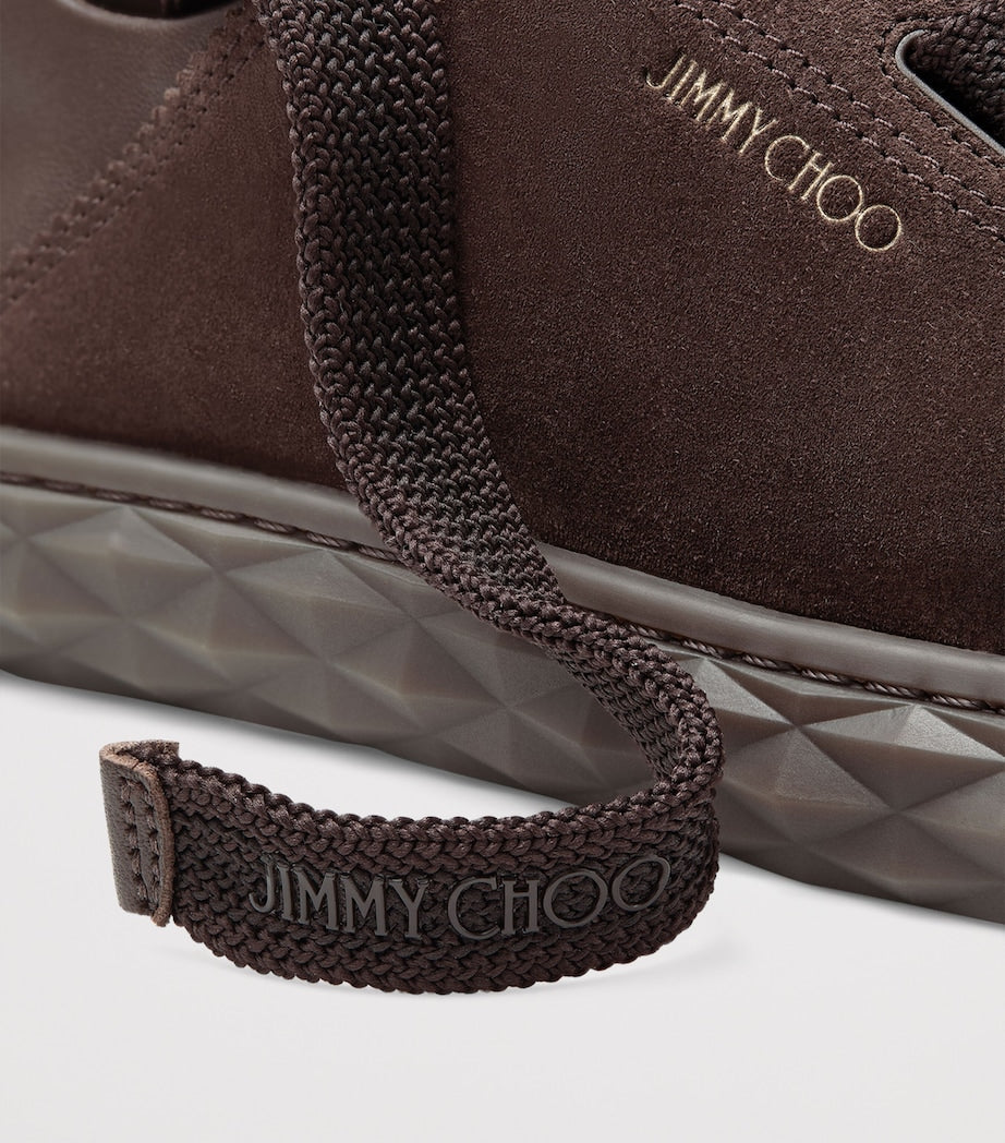 Jimmy Choo Brown Diamond Light Flex F Sneakers