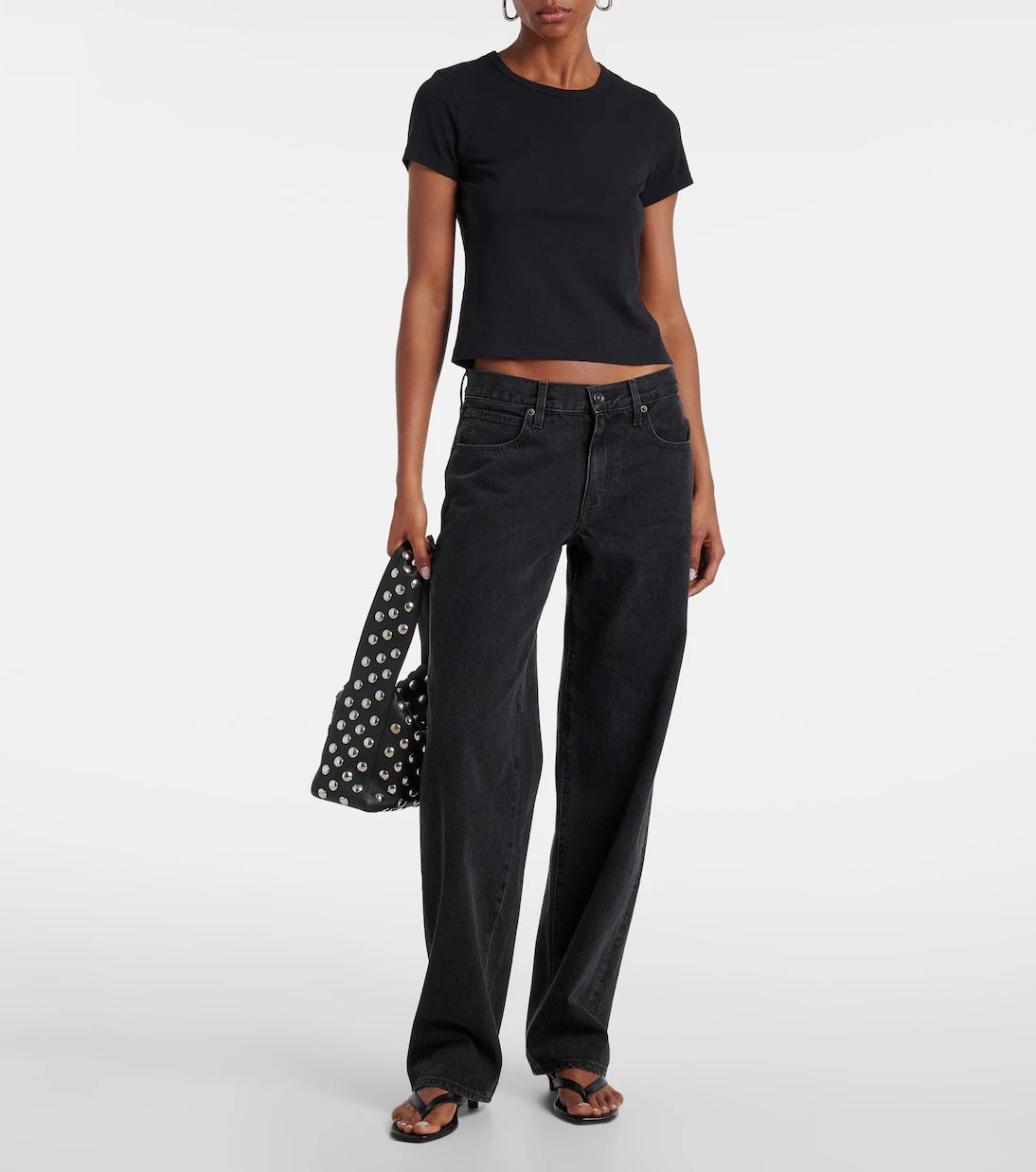 Slvrlake - Tess Long high-rise barrel-leg jeans