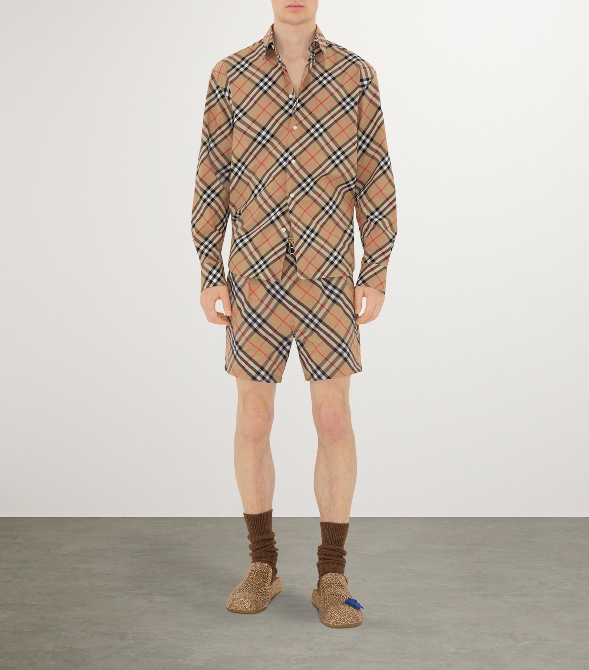 Burberry Check Swim Shorts