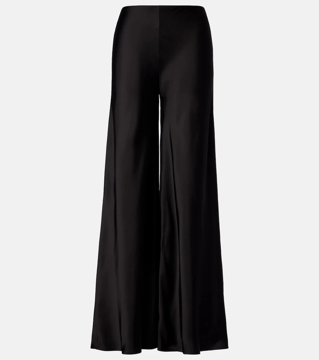 Norma Kamali - Satin wide-leg pants