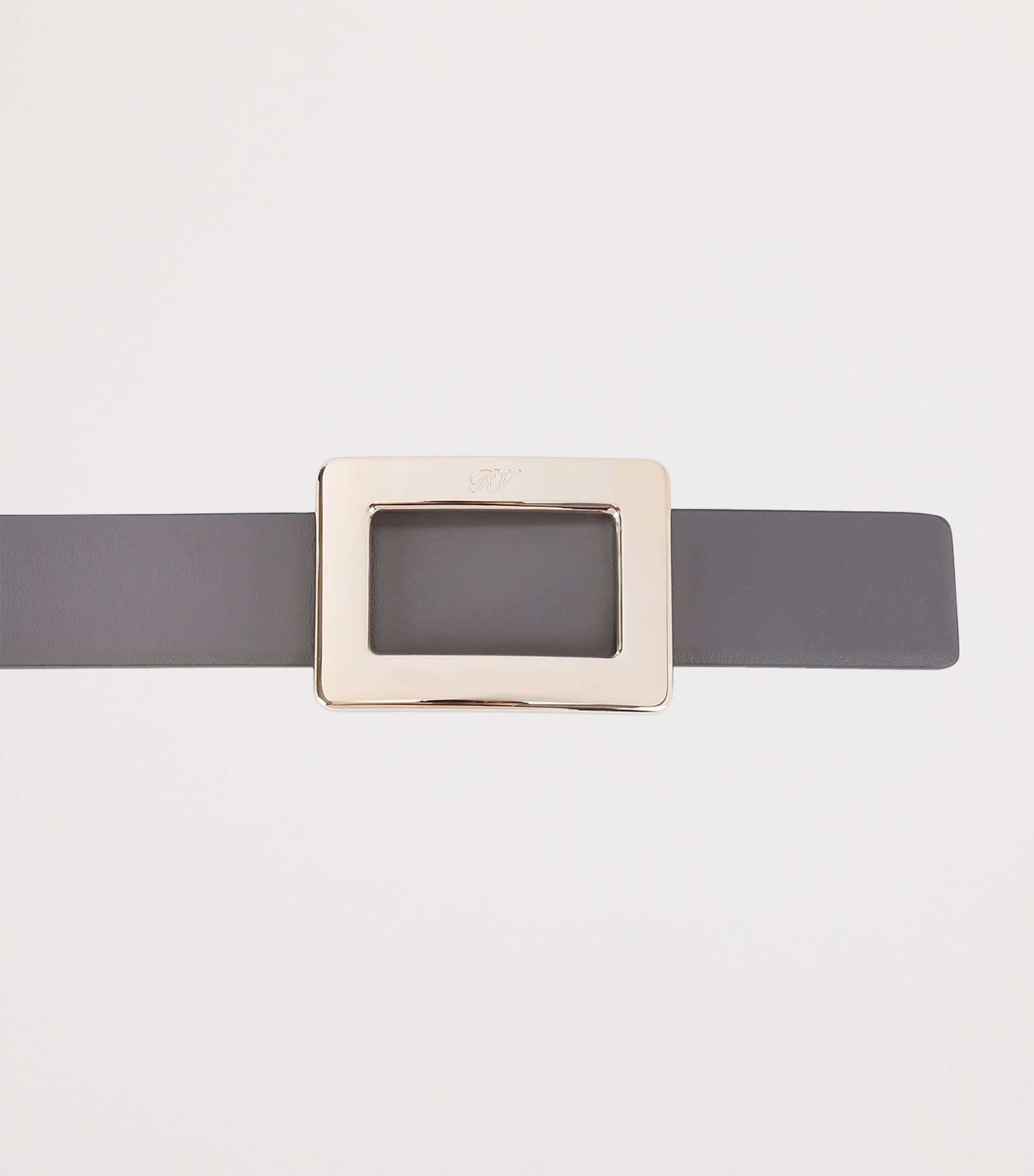 Roger Vivier Multi Leather Reversible Belle Vivier Belt