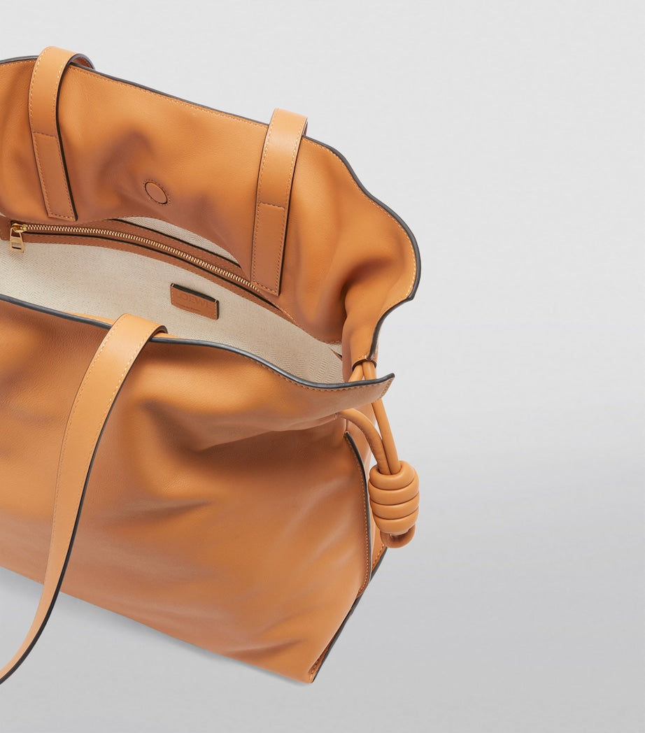 LOEWE Beige Large Flamenco Purse