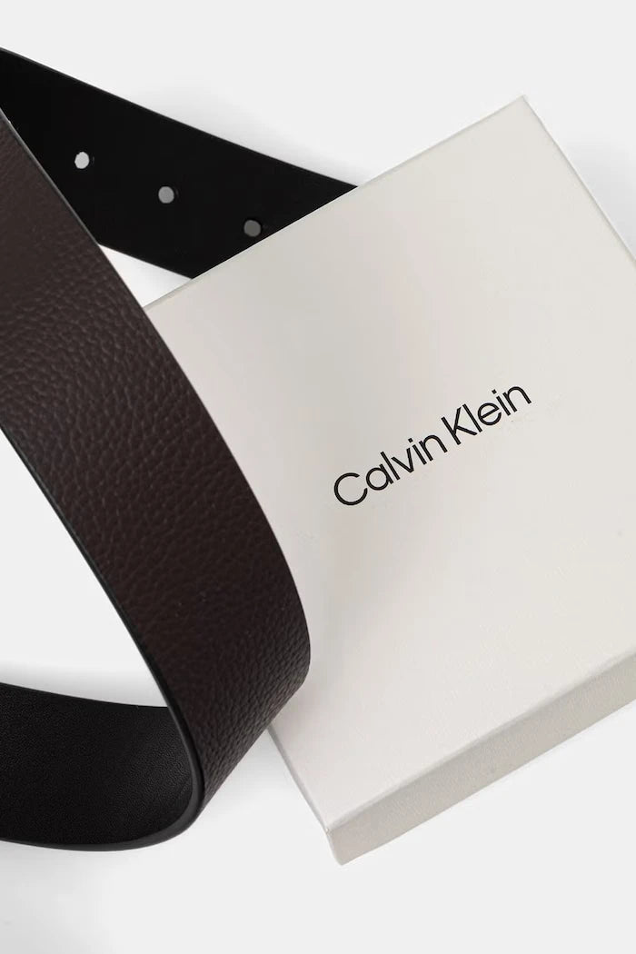 Calvin Klein двустранен колан мъжки от кожа