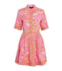 Maje Multi Floral Mini Shirt Dress