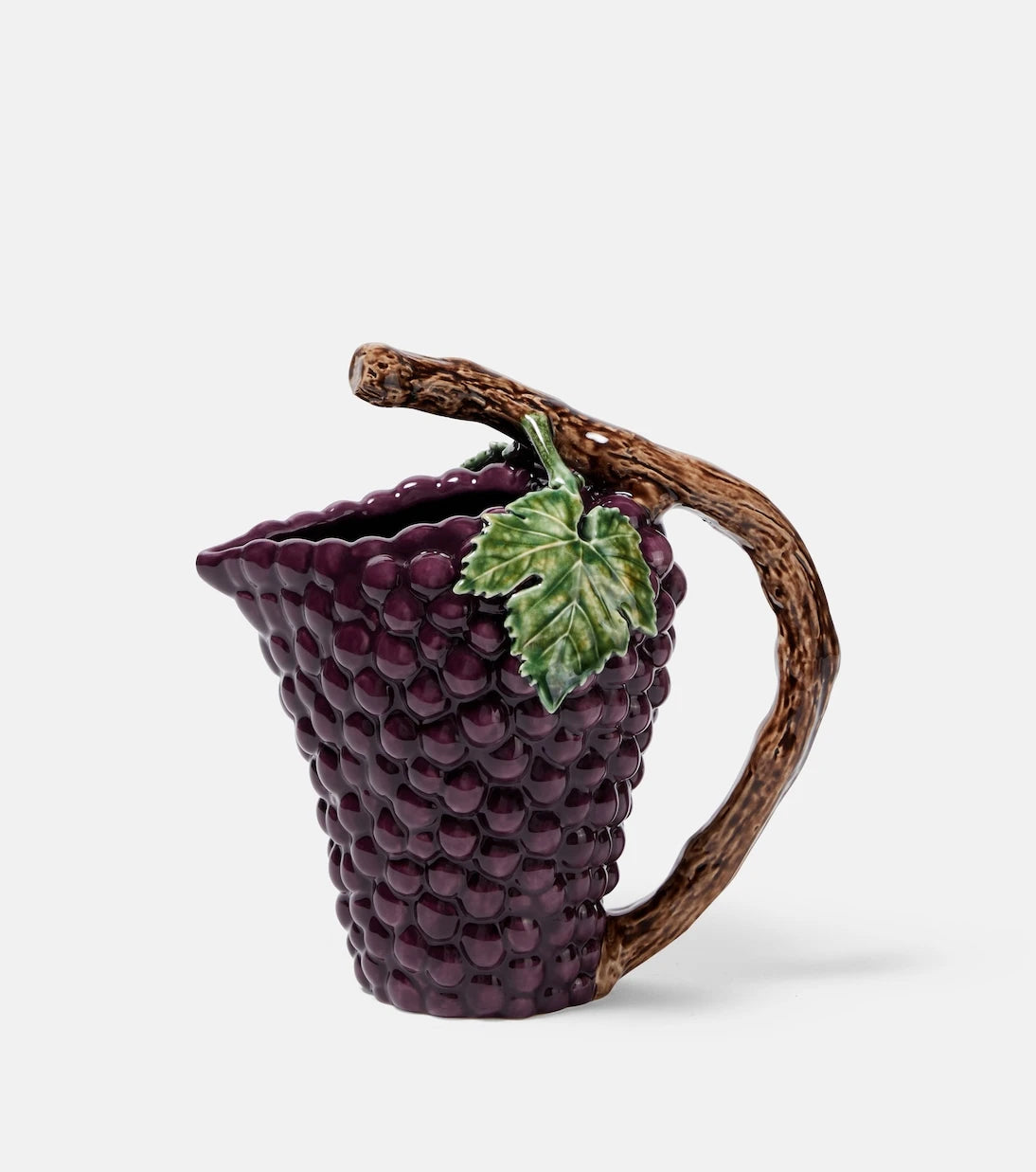 Bordallo Pinheiro - Grapes earthenware jug