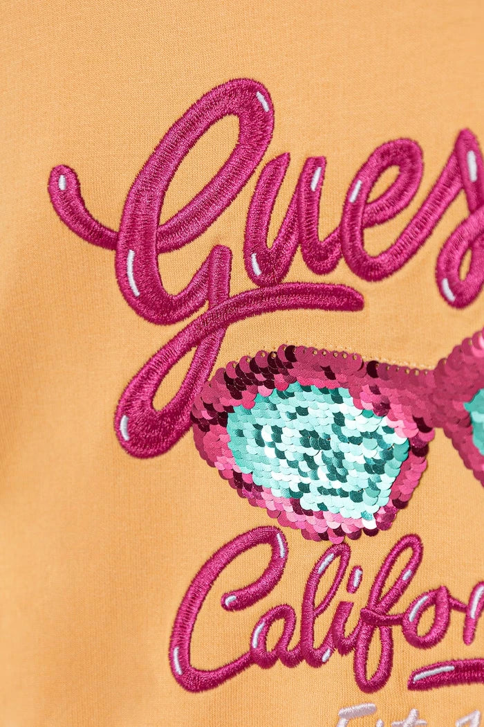 Детски памучен суичър Guess