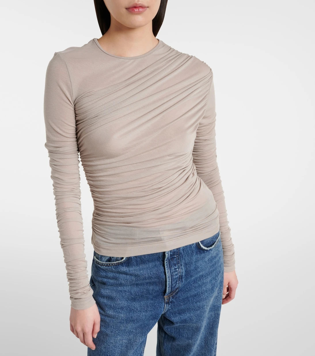 Agolde - Tania Twist ruched top
