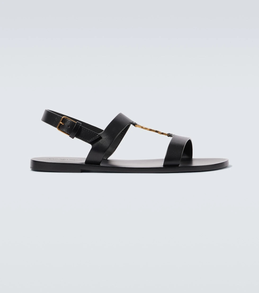Saint Laurent - Cassandre leather sandals