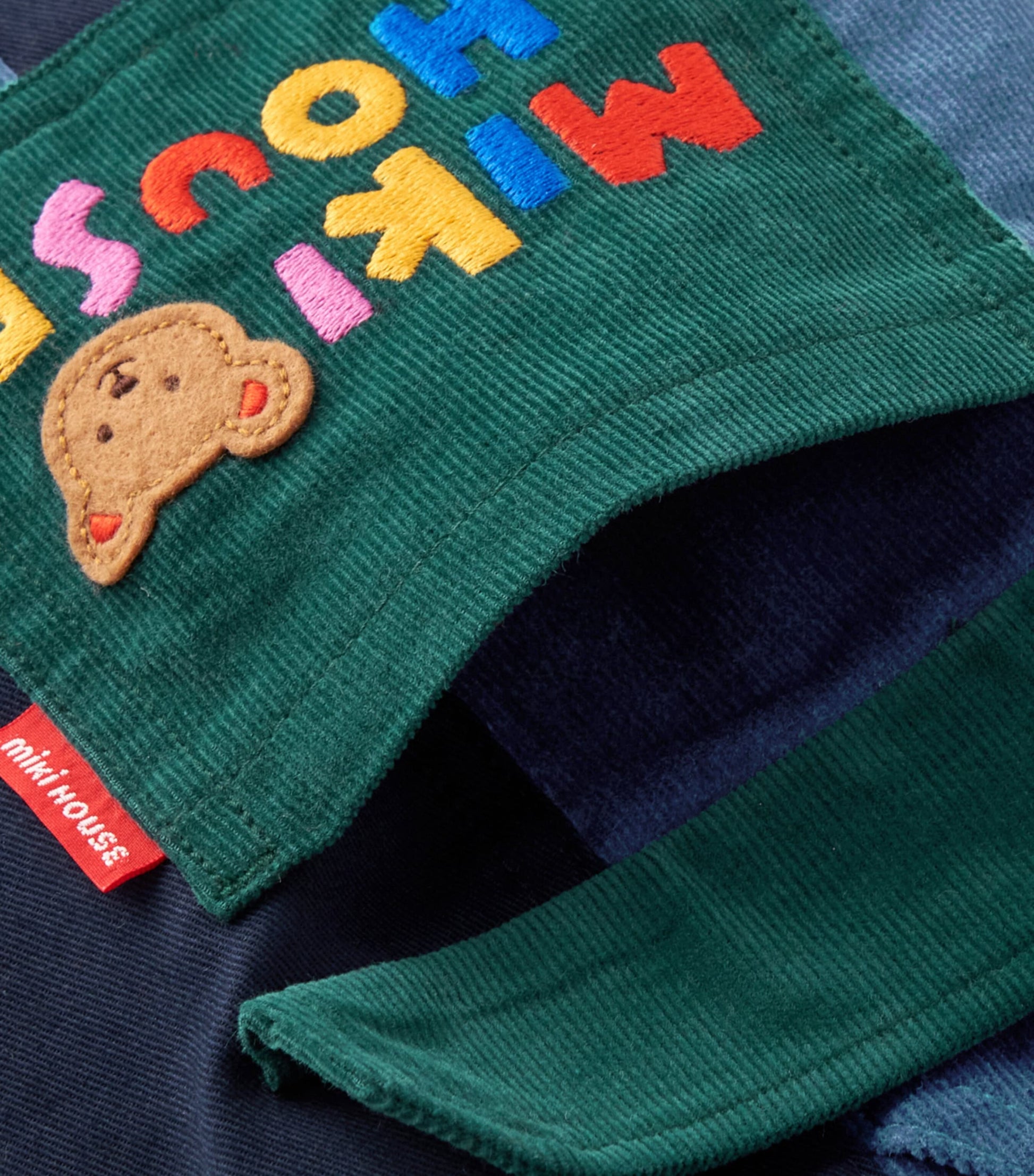 Cotton-Blend Patchwork Embroidered Trousers (2-5 Years)