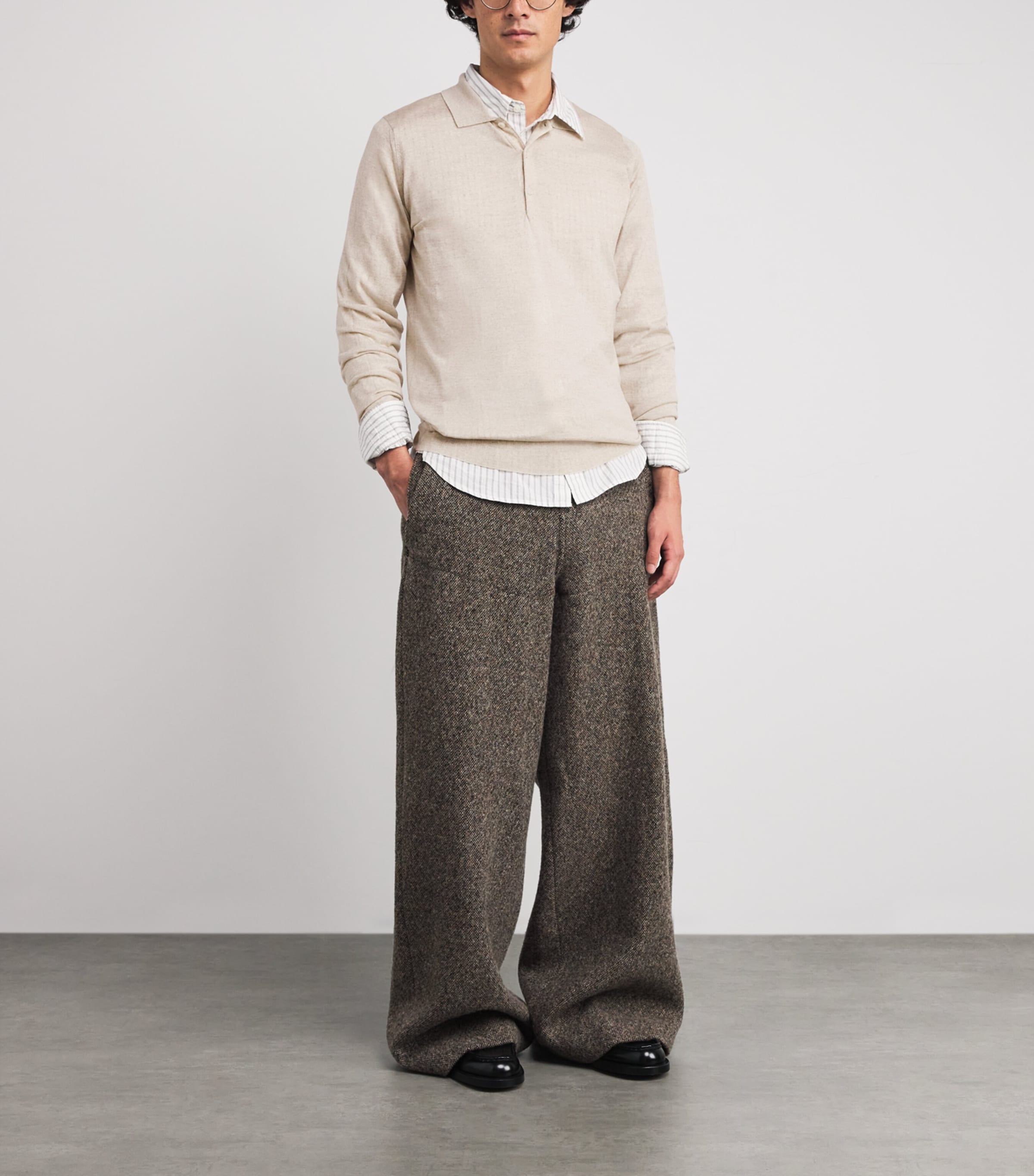 Merino Wool Belper Polo Shirt