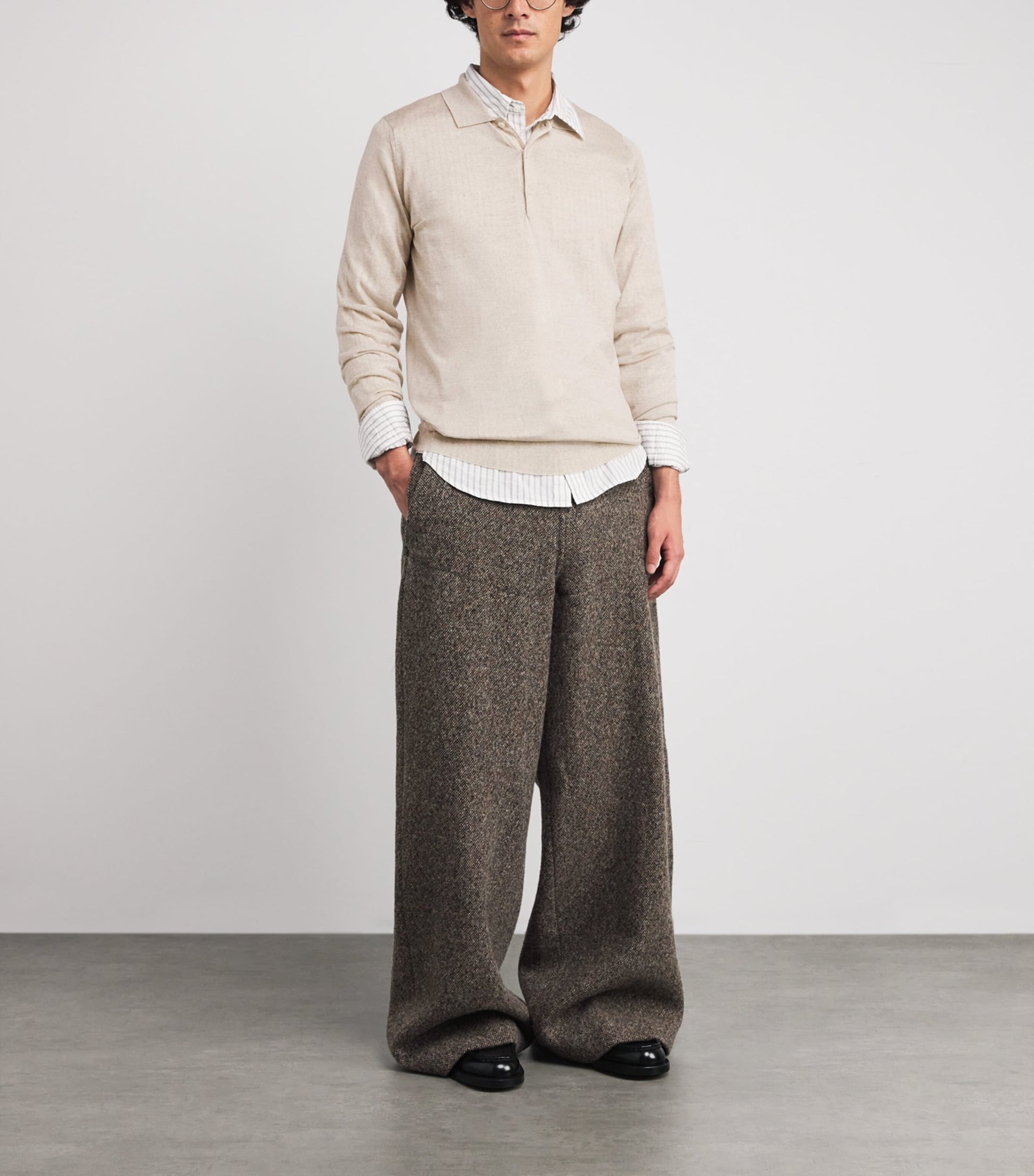 Merino Wool Belper Polo Shirt