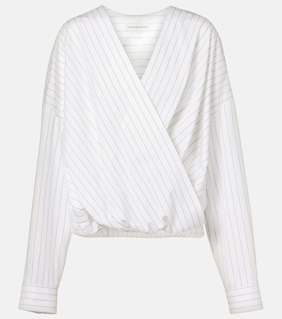 Dries Van Noten - Striped cotton top