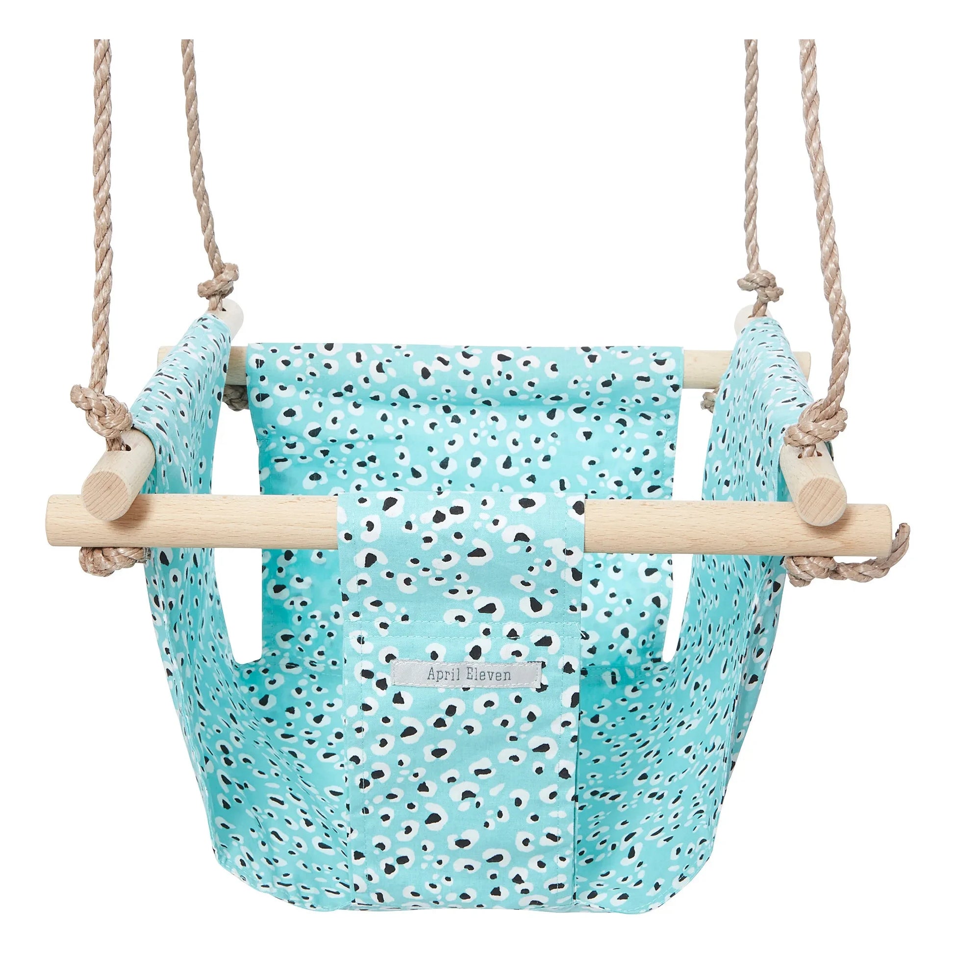 April Eleven - Leopard cotton baby swing