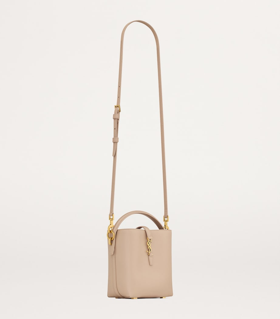 Beige Mini Calfskin Le 37 Bucket Bag