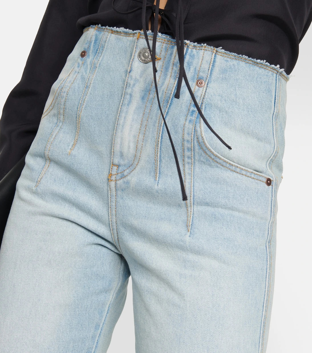 Victoria Beckham - Bleached denim jeans