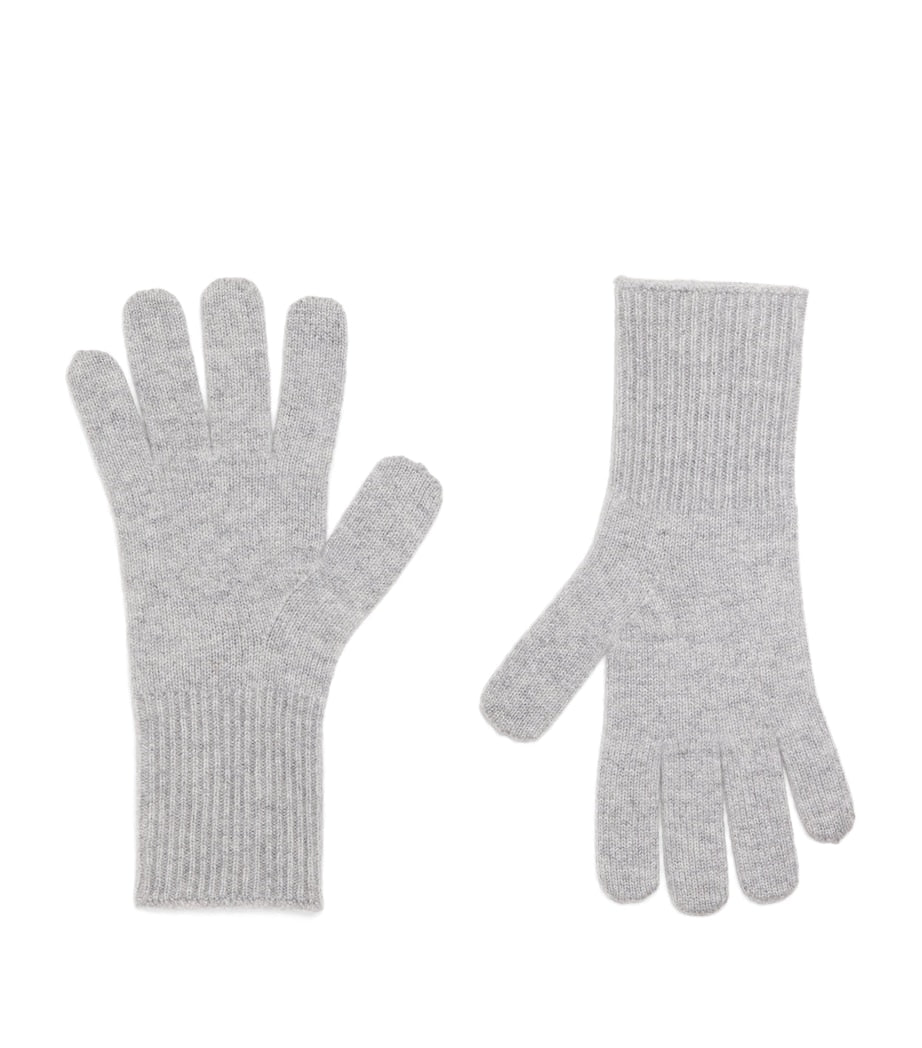 Falke Grey Cashmere Gloves