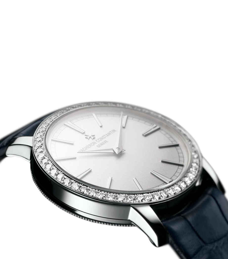 Vacheron Constantin White Gold and Diamond Traditionnelle Watch 33mm
