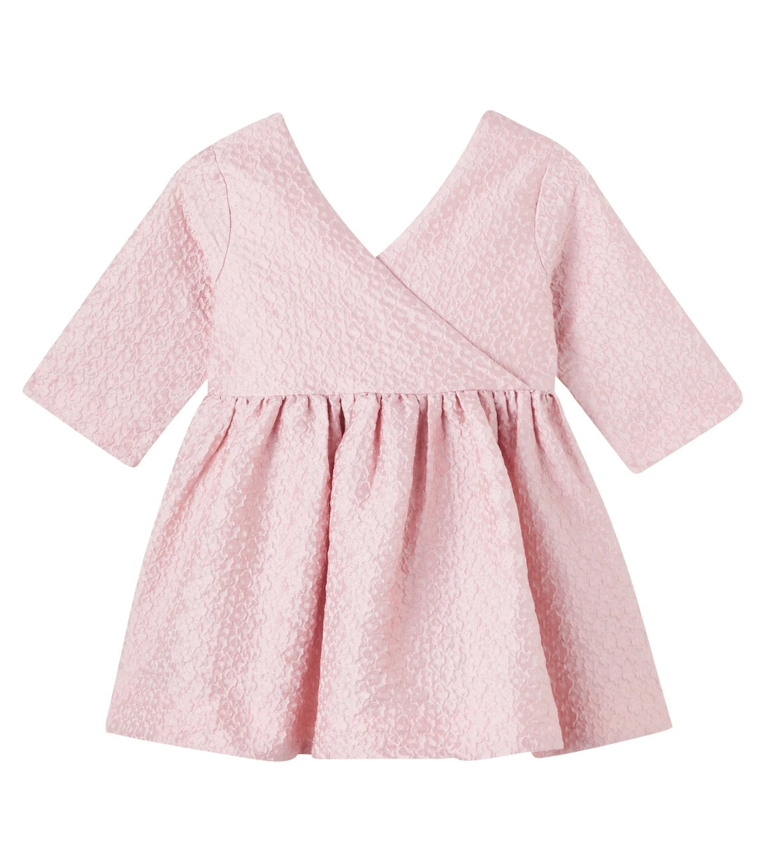 Molo - Bow-detail floral jacquard dress