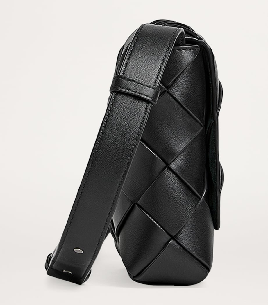 Bottega Veneta Suede Intreccio Diago Cross-Body Bag