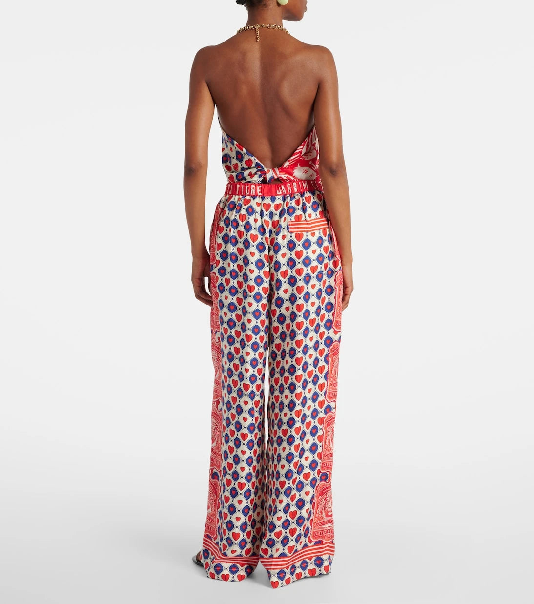 Camilla - Printed silk palazzo pants