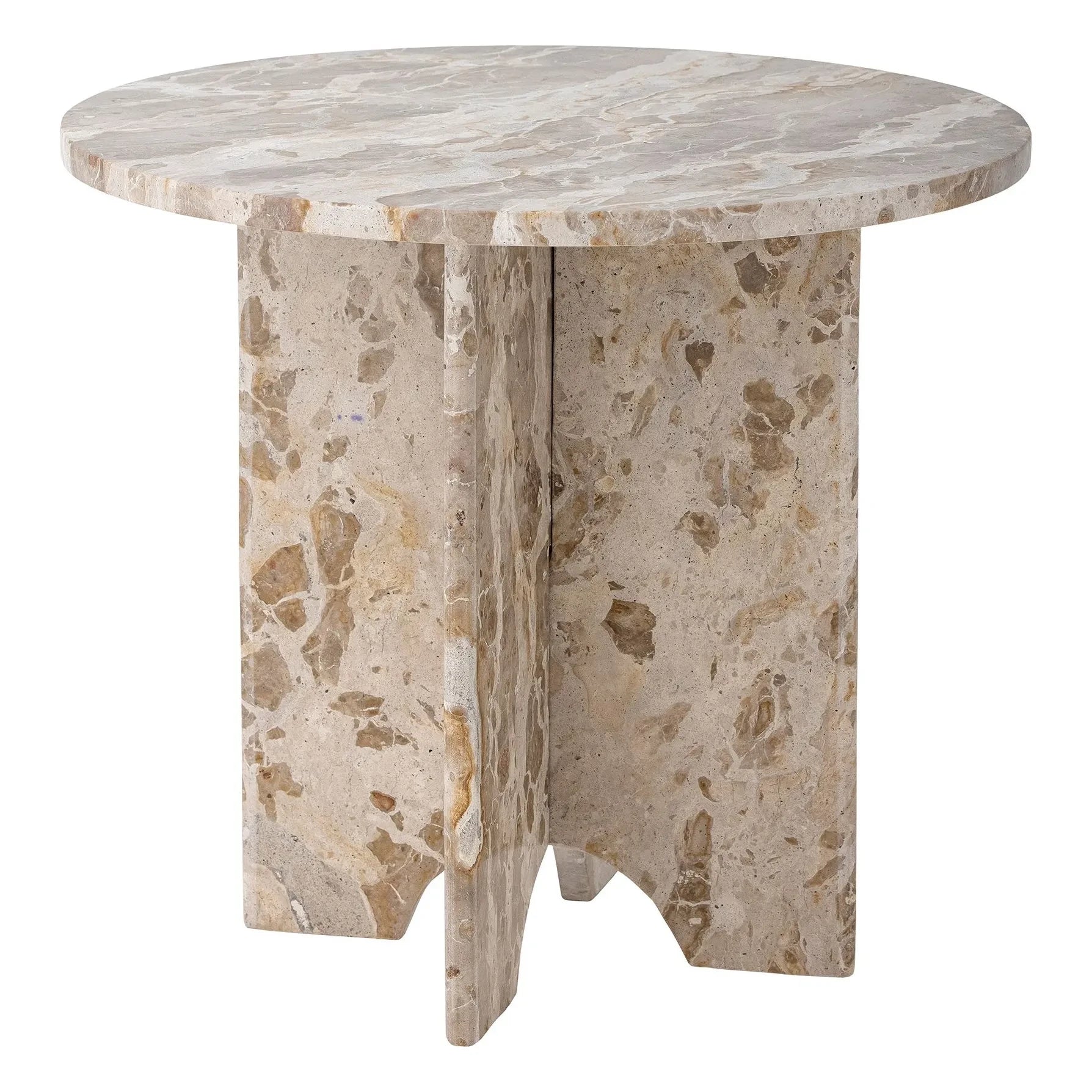 Bloomingville - Jasmia side table in marble | Brown