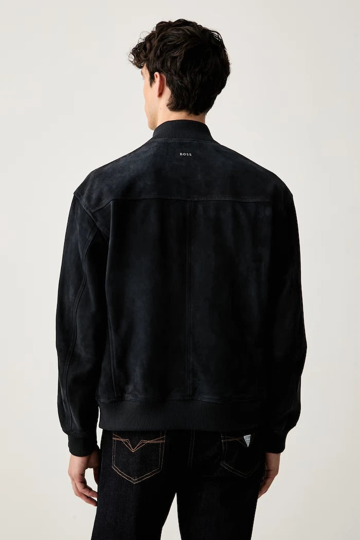 BOSS Orange erkek süet bomber ceket Jonorve