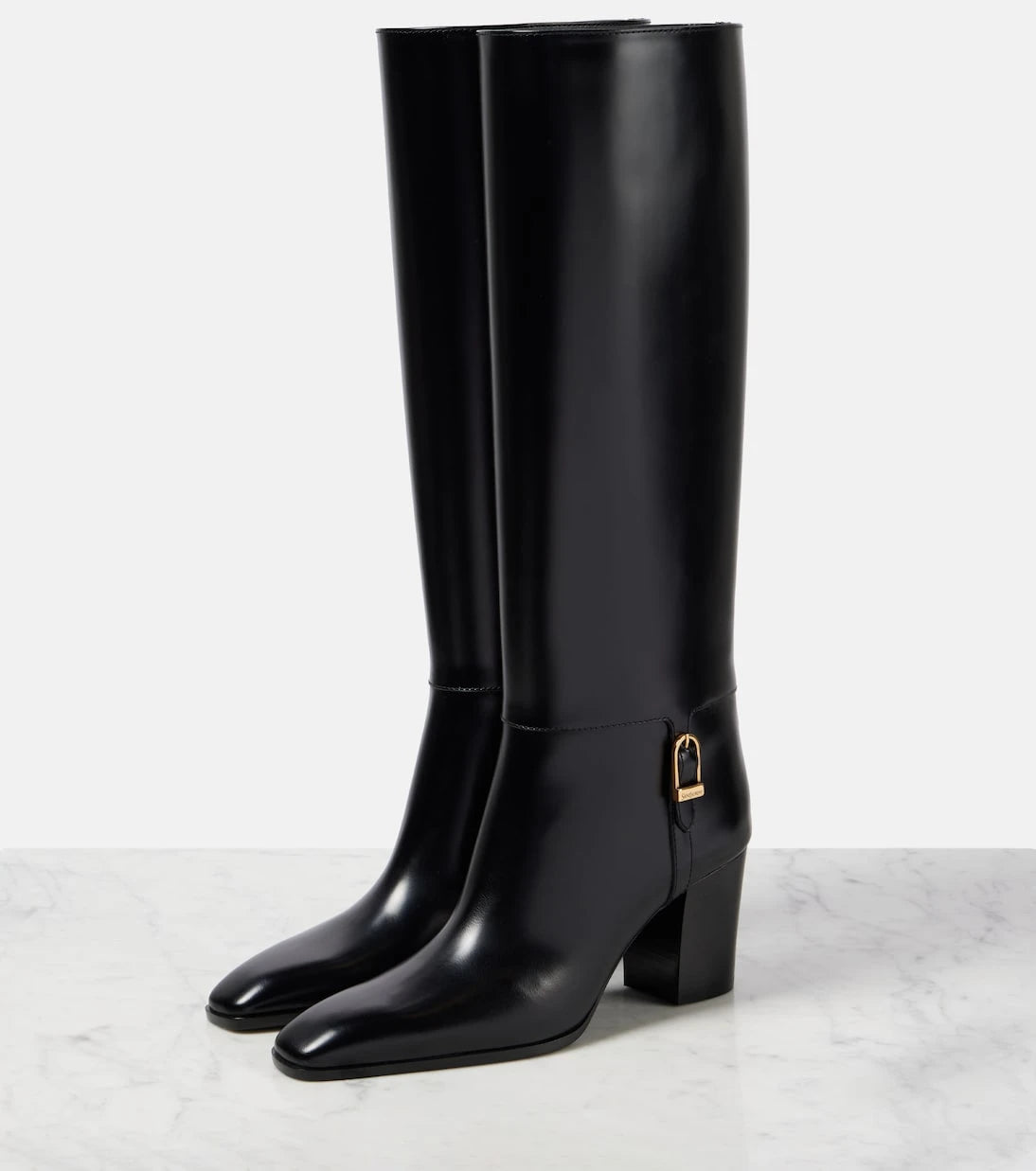 Saint Laurent - Julia leather knee-high boots