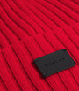 Varley Red Merino Wool-Blend Chunky Elva Beanie