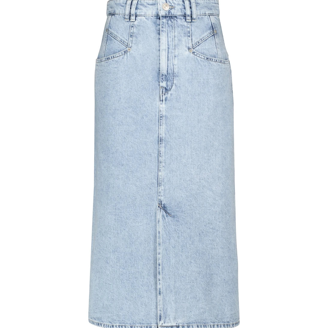 Isabel Marant - Dipoma high-rise midi denim skirt